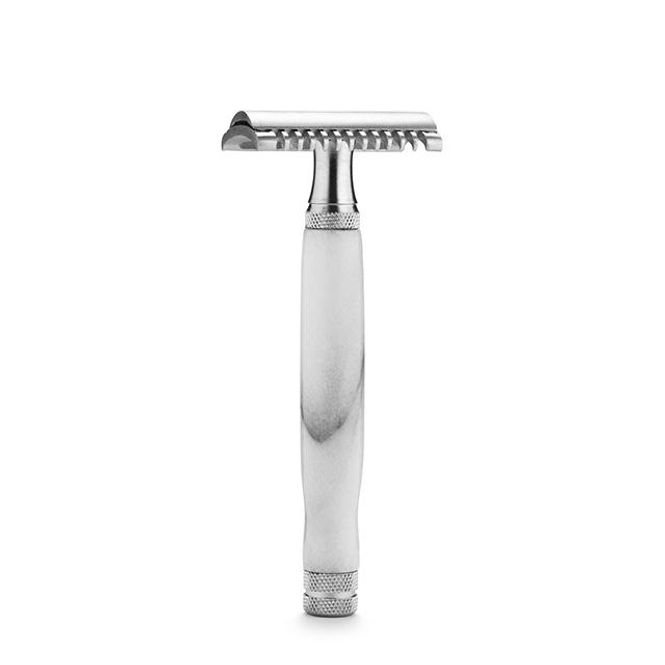 Hovedbilde Barberhøvel Marble White