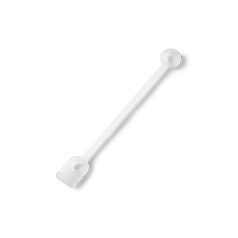 Strikk til permspole silikon flat kort 50 stk